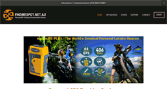 Desktop Screenshot of findmespot.net.au