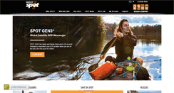 Desktop Screenshot of findmespot.eu